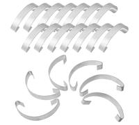 CLISPEED 20pcs Bird Cage Door Hooks Steel Wire Hooks for Breeding Equipment, Artistic Design, Space Utilization, Not Easy to Deform, Practical and Simple for Poultry Cage