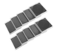 CLISPEED 20pcs Coin Protection Cases with Adjustable Inner Pads Compact Ps Coin Organizer Box for Collection Display and Protection