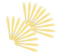 CLISPEED 20Pcs Ear Wax Removal Large Yellow with Stopper for Safe Wax Softening and Gentle Cleaning Bright Design for Home and Spa Care