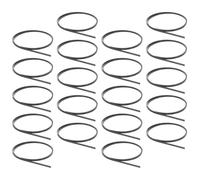 CLISPEED 20pcs Guitar Binding Edging Trims for Acoustic Classical Guitar Black Plastic Purfling Strips Fingertip Protector