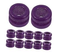 CLISPEED 20pcs Guitar String Tie Beads Metal String Anchors Acoustic Guitar Beads Smooth Finish