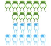 CLISPEED 20pcs Nose Clips for Lung Breathing Training and Epistaxis Care Compact and Portable Nose Nasal Stopper Clips Made of Sturdy Pom and Eva Materials for Sleep and Snore Reduction