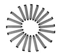 CLISPEED 20PCS PCI Slot Cover for Computer Chassis Dustproof Ventilation Blanking Plate Black Cooling Fan Filter for PC Case