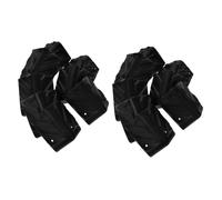CLISPEED 20pcs Plastic Corner Protectors for Speaker Cabinets Durable Edge Guards for Sound Accessories Versatile Protection for Stage Speakers and Audio Gear Black