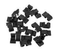 CLISPEED 20pcs Plastic Wire Cage Buckle Clips for Pet Cage Door Lock Detachable Secure Latch Buckle for Cat Dog Rabbit Bird Enclosures Easy DIY Assembly and Stable Fence Fastening