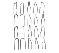 CLISPEED 20pcs Professional Pyrography Tips Heat Resistant Wood Burning Nibs for Wood Leather Paper Multimaterial Compatible Engraving Supplies with Varied Tip Designs for Detailed DIY