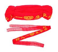 CLISPEED 20pcs Red Waist Belt for Men Women Luck Charm Symbol Jewelry for Feng Shui Single Layer Woven Rope Belt for Jeans Traditional Craftsmanship Auspicious Red Color