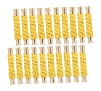 CLISPEED 20pcs Small Animal Chew for Teeth Grinding Natural Sweet Bamboo Molar Sticks for Hamsters Rabbits Guinea Pigs Pet Supplies to Promote Oral Health and Reduce Boredom