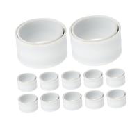 CLISPEED 20pcs Soft Wrap Band DIY Blank Bracelets Decorative Bracelet DIY Slap Bands for Rolling Bangle White