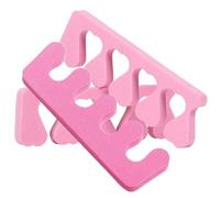 CLISPEED 20pcs Sponge Finger Separators for Nail Art and Manicure Soft Sponge Material Applied to Shape Nail Extensions and Separate Fingers or Toes