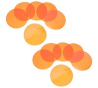 CLISPEED 20pcs Stage Lighting Gel Ambient Lighting Tint Circles 74cm Round Pet Color Film Easy Installation High Light Transmission for Spotlights and Pendant Lamp Stage Theater Use