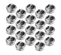 CLISPEED 20PCS Stainless Steel Pin Backs with Butterfly Clutch Lock Flat Brooch Backs for DIY Craft Making Secure Tack Keepers for Badge Pins Lightweight and Stylish Accessories