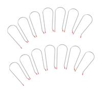CLISPEED 20pcs U-shaped Hot Roller Clips Replacement for Perming Rollers Heat-resistant Metal Curler Clamps Secure Grip for Various Hair Fast Heating Styling Accessories for Women
