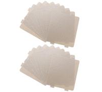 CLISPEED 20Pcs Universal High Temperature Mica Sheets 108X99Mm for Microwave Oven Repair Microwave Oven Part and Plate Cover Heat-Resistant Supplies for Kitchen Maintenance