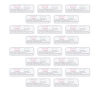CLISPEED 20pcs UV Testing Cards for Accurate Assessment of Uva and Uvc Wavelengths, Pvc Material, for Factories and Professional Environments Light Measurement
