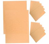 CLISPEED 20Pcs Vintage Style Writing Paper Kraft Stationery Paper for Letters Invitations Scrapbooking DIY Crafts Classic Retro Blank Letter