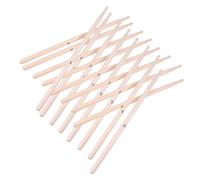 CLISPEED 20pcs Wooden Drumsticks for Adults Musicians, Sturdy Maple Wood Material with Non-slip Design and Good Working Performance, Beige Drumsticks for Hand Drum Percussion and Practice