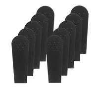 CLISPEED 24Pcs Black Anti-Slip Claw Covers for Crane Machine with Textured Protective Sleeves, Vending Game Machine Claw Clip Replacement for Prize Dispenser Use