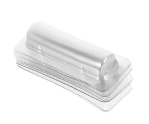 CLISPEED 24pcs DIY Lip Balm Money Holder Pouches with Plastic Window Dome Covers for Cash and Cards, Plastic Lip Balm Containers for Travel and Personal Use