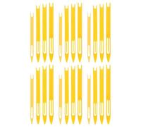 CLISPEED 24pcs Fishing Net Repair Needle Set for Efficient Net Mending with Lightweight Plastic Shuttles Suitable for Freshwater and Marine Environments