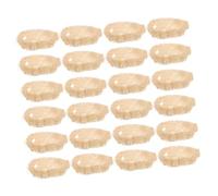 CLISPEED 24PCS Natural Edible Loofah Chew for Hamsters and Small Animals Teeth Grinding Snacks for Oral Hygiene Stress Relief Enrichment Pet for Rabbits Chinchillas Guinea Pigs Cage