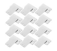 CLISPEED 25pcs Stainless Steel Engraving Blanks with Mirror Polished Finish Flat Rectangle Keychain Charms for Bracelet Earring Necklace Jewelry Making Durable and Wear Resistant