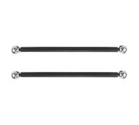 CLISPEED 2Pcs 41Cm Outdoor Lamp Post Light Bar Cross Arm with Silver Decorative Balls, Metal Bracket for Garden Patio Light Fixture Pole Replacement