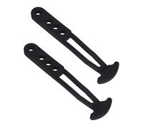 CLISPEED 2pcs Adjustable Boat Ladder Rubber Strap with Secure Latch Flexible Mounting Band for Yacht and Storage Slip Wear Resistant Design
