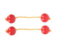 CLISPEED 2pcs African Kashaka Shaker Percussion Instrument Safe Handheld Rhythm Balls for Parties Weddings Music Classes Easy to Use with Crisp Sound and Dynamic Drum Accompaniment