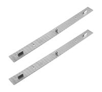 CLISPEED 2pcs Animation Three-pin Metal Ruler 3-pin Positioning, Pegbar Silver Design for Drawing, Crafting, Artists