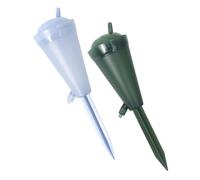 CLISPEED 2pcs Automatic Plant Watering Spikes with Adjustable Flow Control Self Watering Devices for Indoor Garden Pots and Potted Plants Vacation Irrigation Assistant Blue and Green
