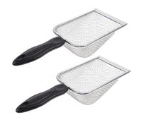 CLISPEED 2pcs Beach Sand Filter Multi Use Mesh Scoop for Shell Collection Design for Beach Gardening Activities