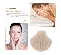 CLISPEED 2Pcs Biodegradable Facial Cleansing Sponges for Women Men Reusable Exfoliating Makeup Remover Tools Soft Natural Face Wash Pads for Pore Cleansing and Oil Removal