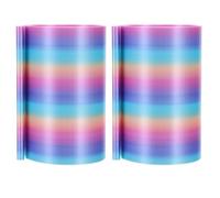 CLISPEED 2pcs Canvas Roll Clips for Crystal Art with Stable Anti-roll Support and Large Capacity Design, Plastic Scroll Ring Holders for Organized Storage on The Go Or Professional Use