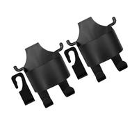 CLISPEED 2pcs Car Headrest Cup Holder for Beverage Bottles and Supplies, Easy to Hang Abs Rear Seat Organizer Fits Most Vehicles for Travel Or in Front Or behind The Seat