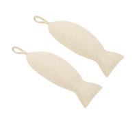 CLISPEED 2Pcs Cartoon Loofah Back Scrubber Double Sided Bath Towel for Deep Cleaning and Fun Bathing Experience Durable Lightweight Skin Friendly