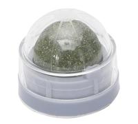 CLISPEED 2pcs Cat Licking Ball Catnip Aids Hairball Expulsion Rotatable Wall Stick-on Plastic Mint for Cats Play