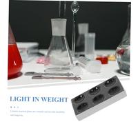 CLISPEED 2pcs Ceramic Reaction Spot Plates with Porcelain Chemical Testing Reaction Plates for Laboratory Experiments and Scientific Research Smooth Surface Easy to Clean