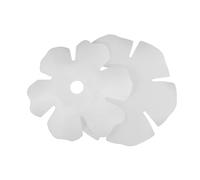 CLISPEED 2pcs Creative Flower Petal Lampshade Nordic White Floral Ceiling Light Shade for Bedroom Dining Soft Ambient Lighting Compatible with Pendant Chandeliers