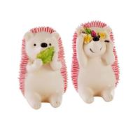 CLISPEED 2pcs Cute Cartoon Hedgehog Toothbrush Holders Wall-mounted Toothbrush Rack for Bathroom Storage Multi-functional Organizer Pink Easy to Install