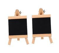 CLISPEED 2Pcs Desktop Message Board Chalkboard Sign for Home Decor Photo Prop and Event Use Reusable Blackboards for Kitchen Garden Wedding Party