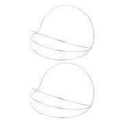 CLISPEED 2Pcs DIY Floral Crown Frame Headdress Base for Hair Decoration Lightweight Simple Tiara Making Accessory for Weddings Parties Engagements Elegant Hairband Craft