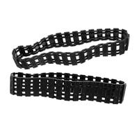 CLISPEED 2pcs DIY Tank Tracks Replacement Parts for Remote Control Tank Model Robot Tracks with Plastic for Enhanced Traction and Creative Building Skills
