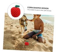 CLISPEED 2pcs Dog Chew Woven Cotton Rope Apple Shape Interactive Molar Teeth Cleaner Puppy for Dogs Indoor Fun and Exercise
