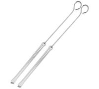 CLISPEED 2pcs Drum Wire Brush with Metal Handle Durable Percussion Instrument Brushes for Crisp Sound for Drummers Beginners and Jazz Music Performance Compact for Easy Carrying