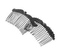 CLISPEED 2pcs Elegant Rhinestone Hair Combs for Wedding Brides Side Hair Accessories for Women Fast Use Bun and Updo Clips Bridal Hairpiece Decoration