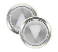 CLISPEED 2pcs Elevator Button Replacement round Push Button for Elevator Alarm Stop Home Office Mixed Style Style