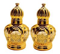 CLISPEED 2Pcs Essential Oil Roller Bottles Empty Glass Roll Bottles for Aromatherapy Portable Convenient Perfume Dispenser Smooth Rolling Beads for Easy Application