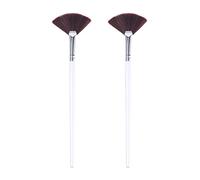 CLISPEED 2pcs Face Mask Brush Set Synthetic Fiber Hair, Lightweight and Easy Application Cream Mask Applicator for Women, Beauty Tool for Overnight Face Care