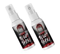 CLISPEED 2pcs Fake Blood Spray for Halloween Makeup Props Realistic Blood Effects for Parties and Festivals Safe No Odor Material for Cosplay and Ghost Festivals